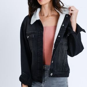 sherpa denim jacket sale